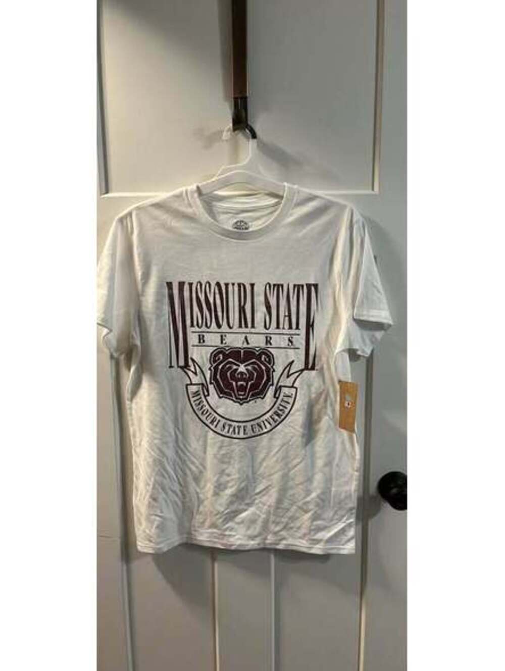 Missouri State University Bears white graphic t-shirt men’s size M